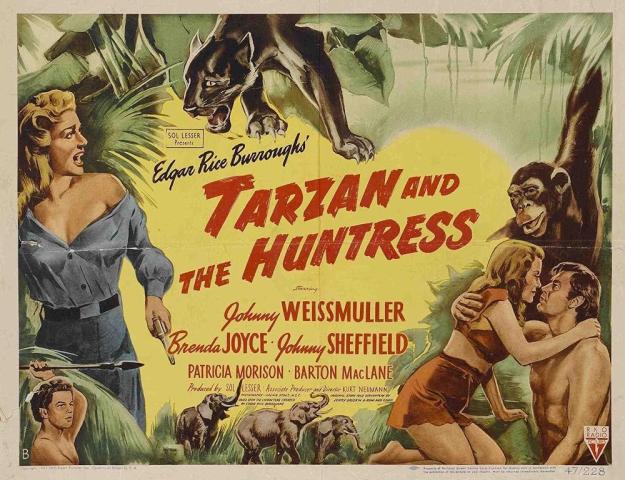 فيلم Tarzan And The Huntress 1947 مترجم كامل